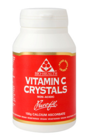 Bio-Health C Crystals as Calcium Ascorbate 150gm